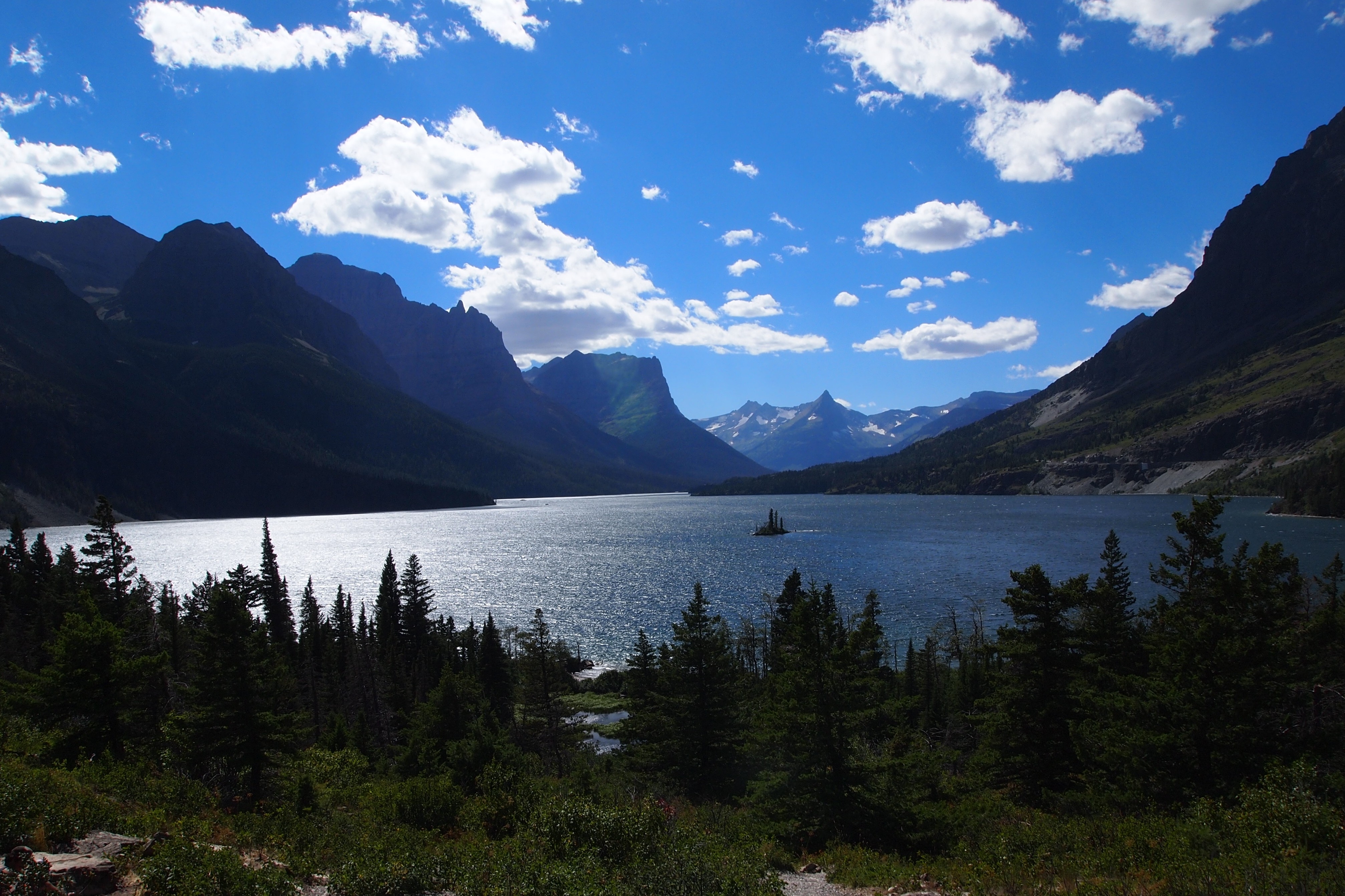 lake St. Mary, Montana. lake St. Mary, Montana.